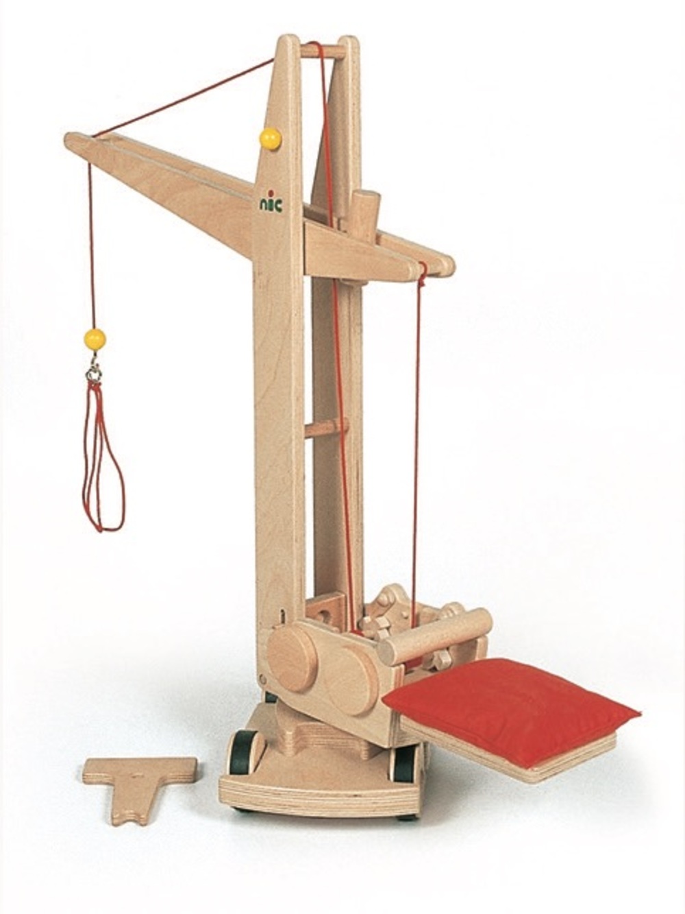 Wooden Nic Creamobil Building Crane Fagus